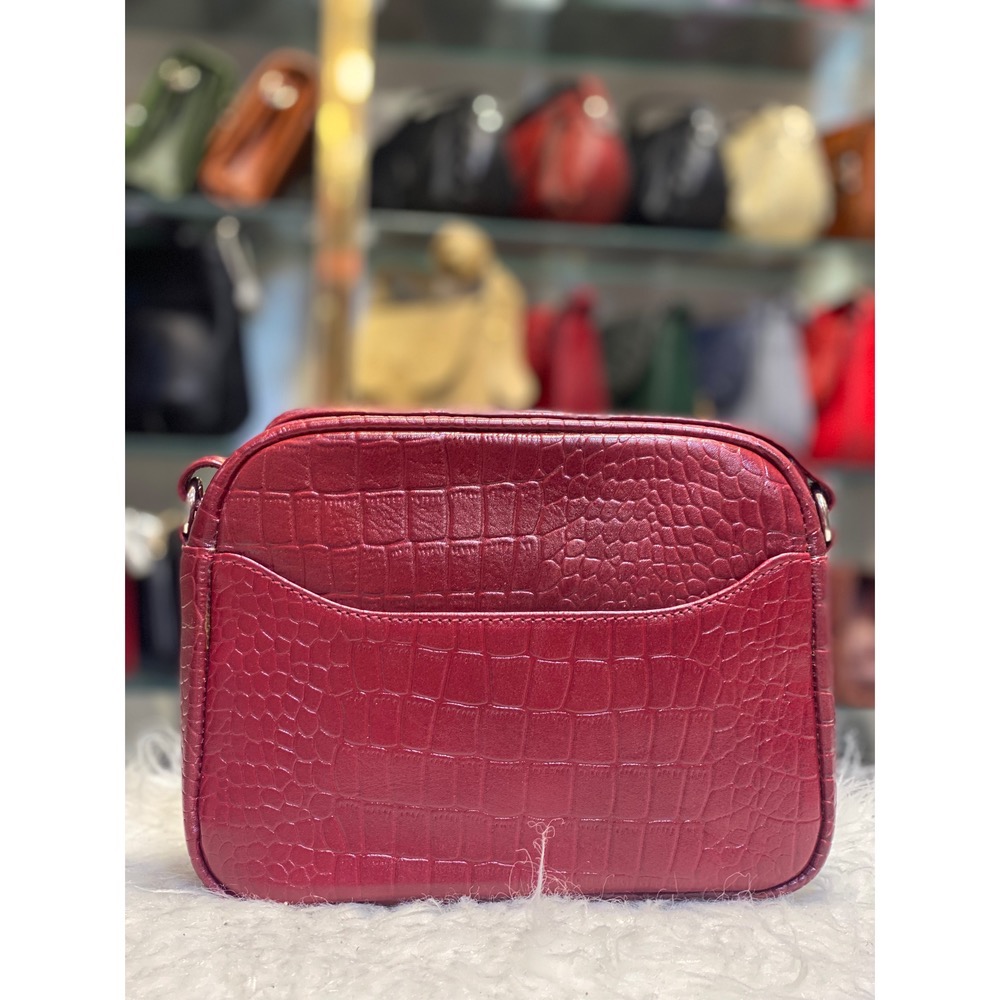کیف دوشی زرشکی