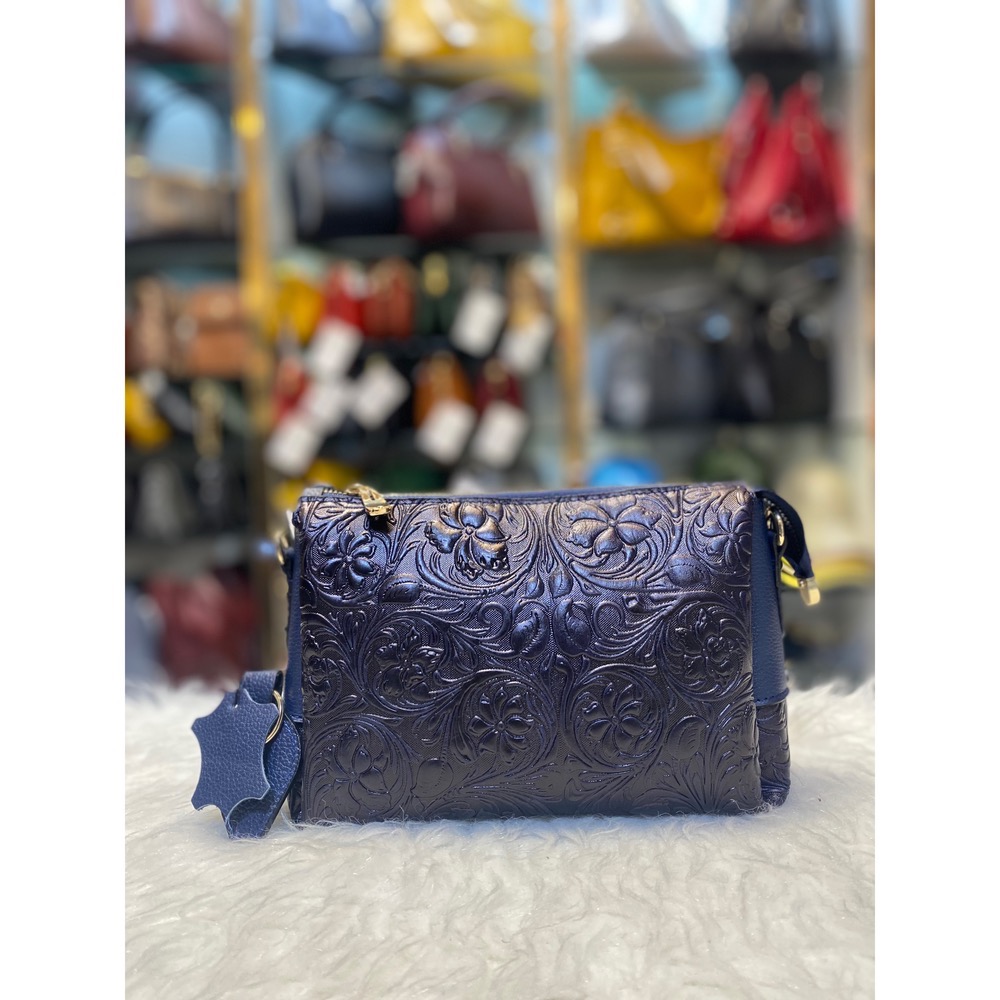 کیف قلمزنی سرمه ای