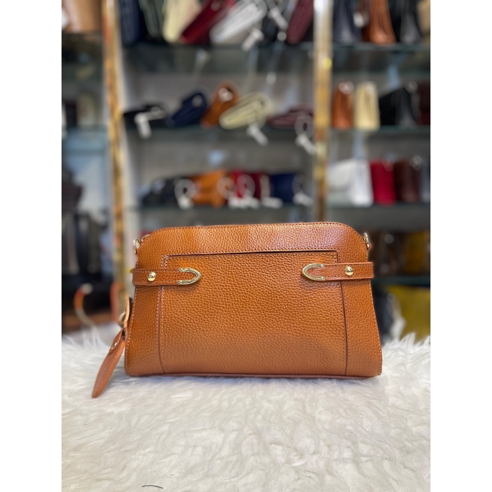 کیف چرم عسلی