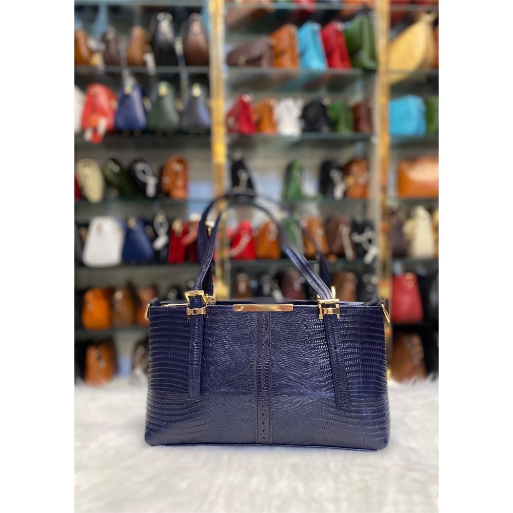 کیف دوشی سرمه ای لیزارد