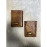کیف پول جیبی عسلی کد 3036