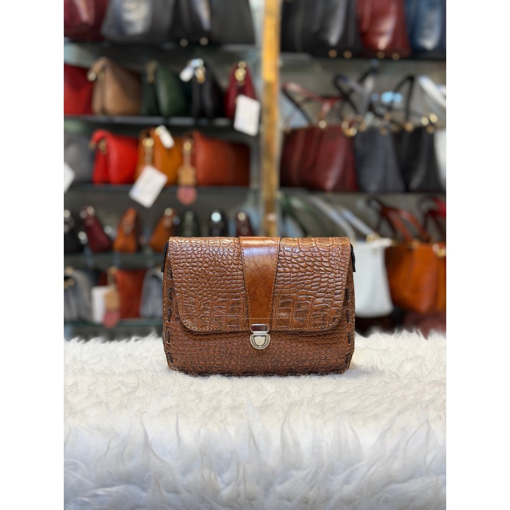 کیف دوشی عسلی کروکودیل