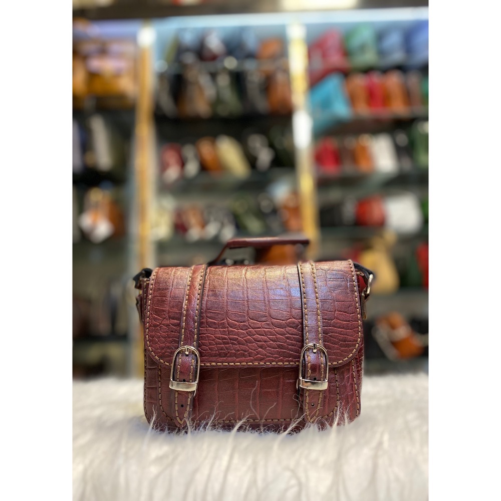 کیف زنانه زرشکی دستی دوشی