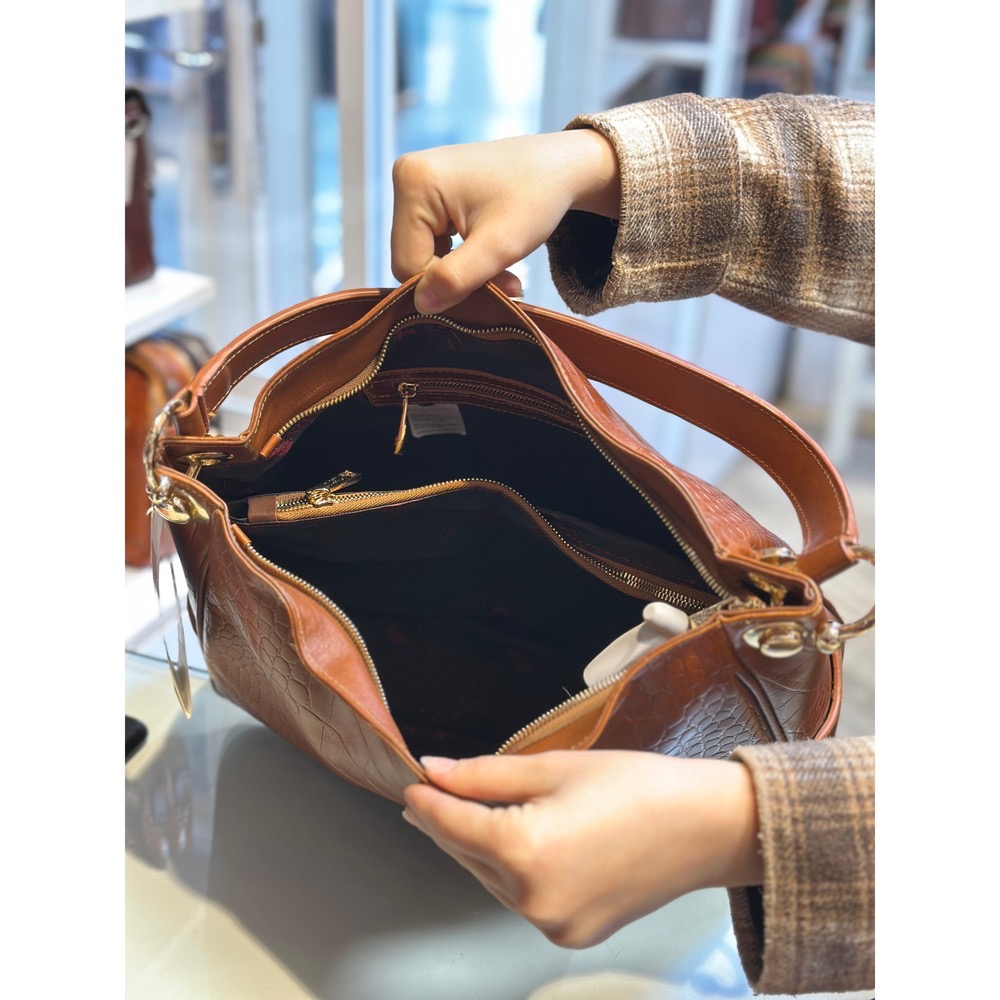 کیف جادار چرم