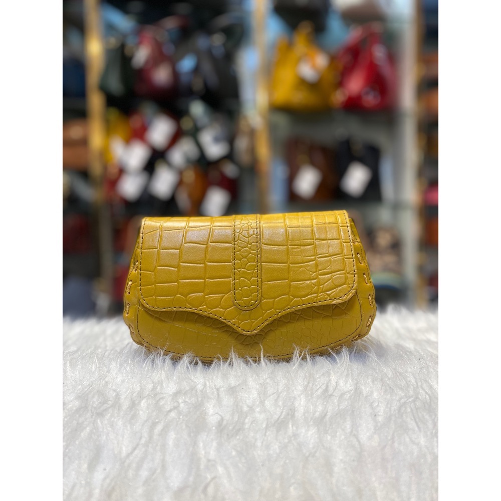 کیف خردلی زنانه