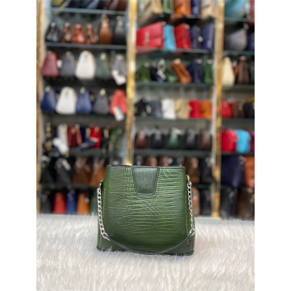 کیف دستی دوشی سبز