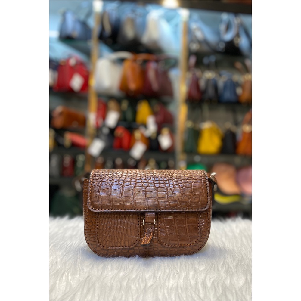 کیف زنانه دوشی عسلی