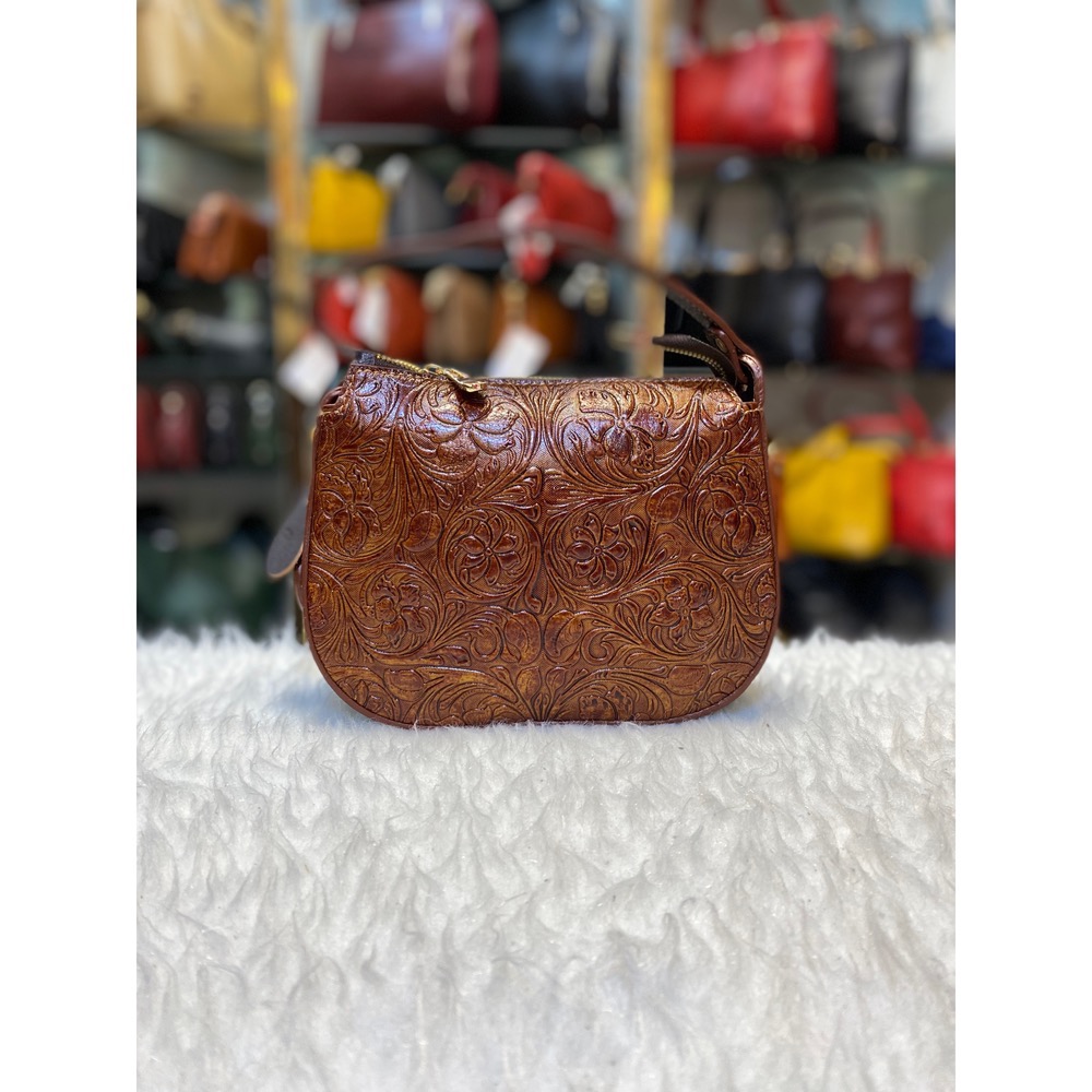 کیف عسلی قلمزنی