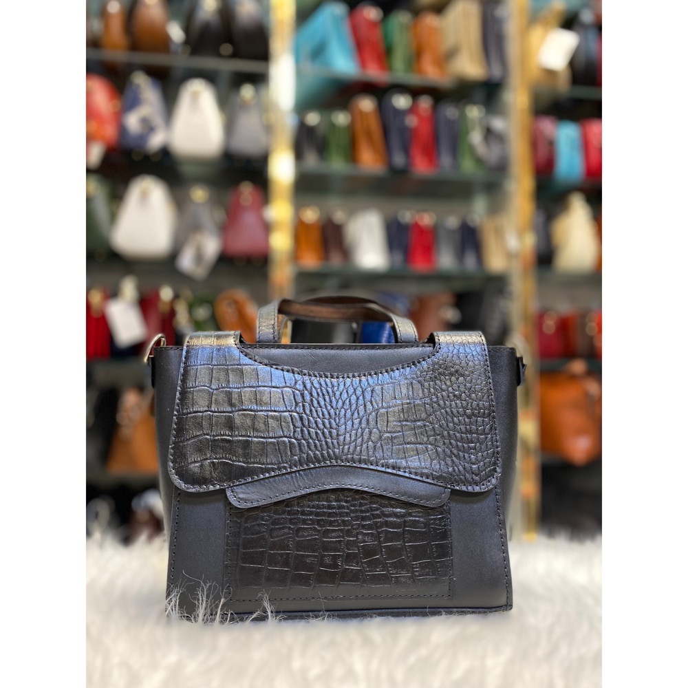 کیف چرم مشکی