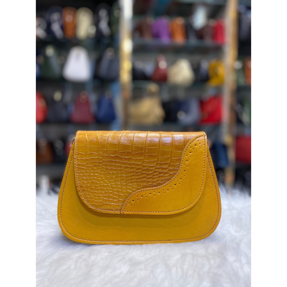 کیف خردلی دوشی