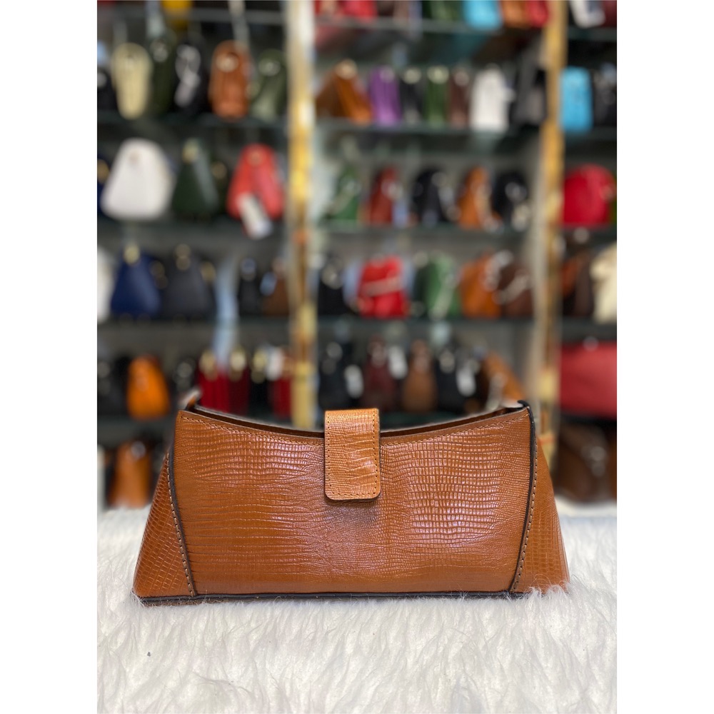 کیف دستی دوشی عسلی